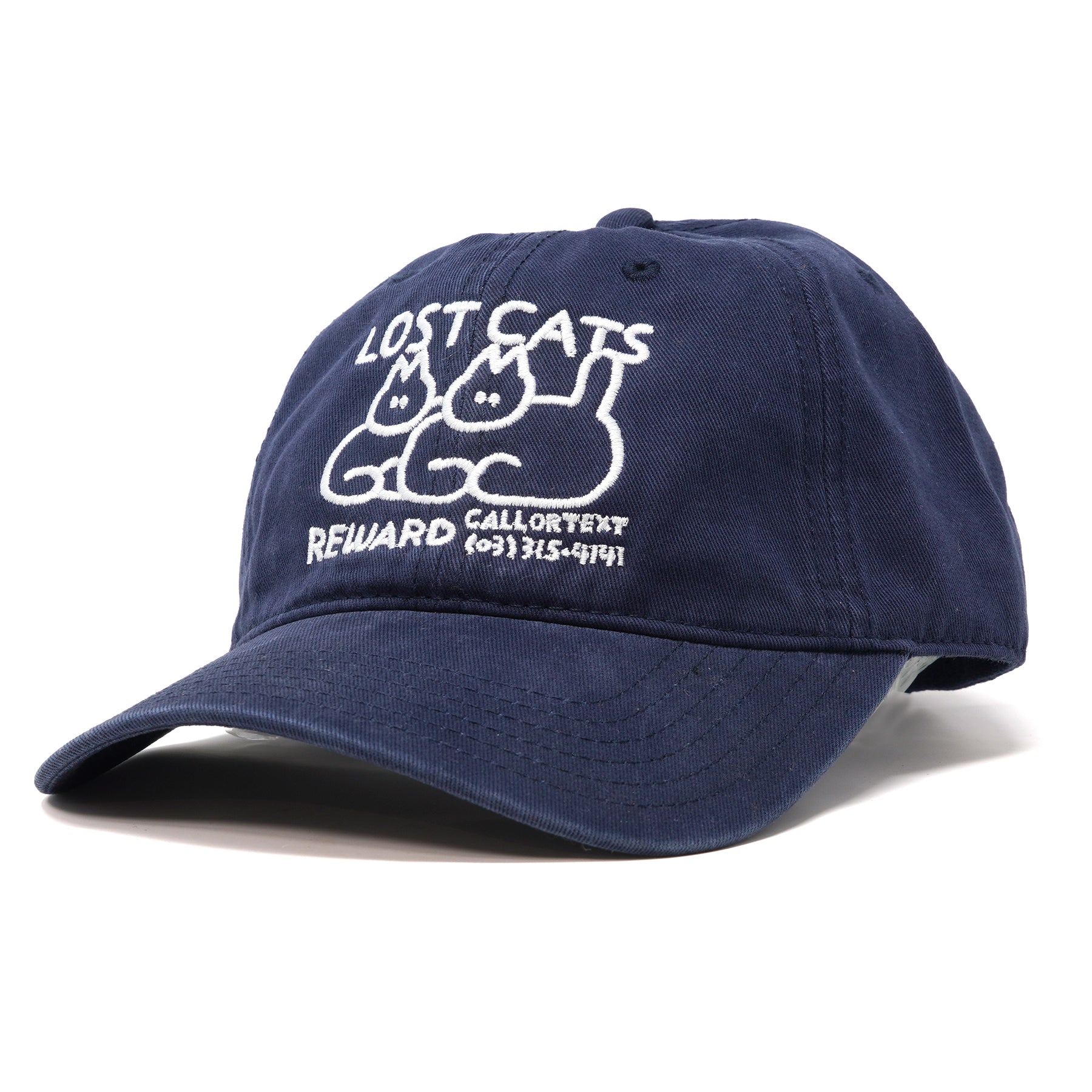 "Lost Cat" Hat / Navy
