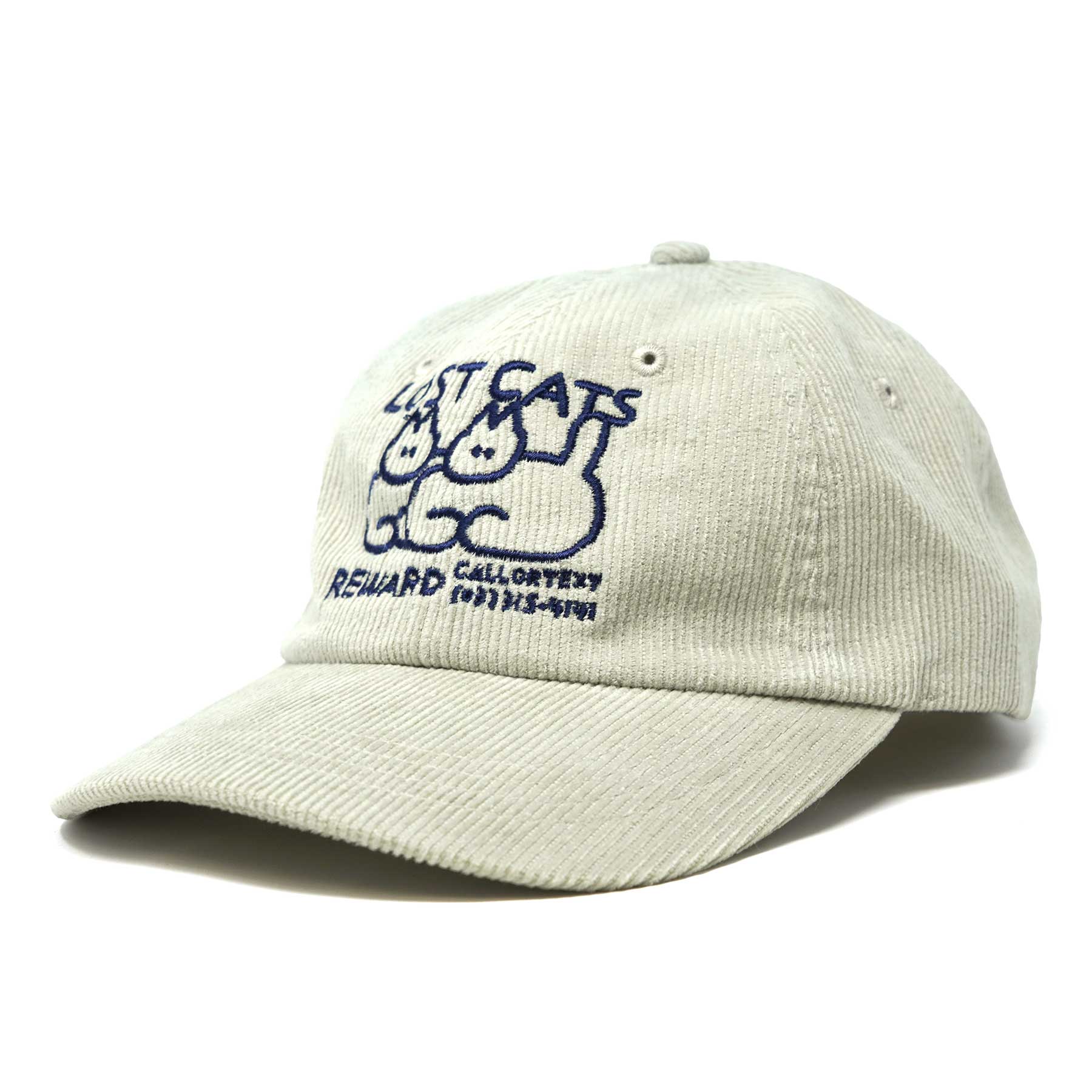 "Lost Cat" Hat / Cement Corduroy