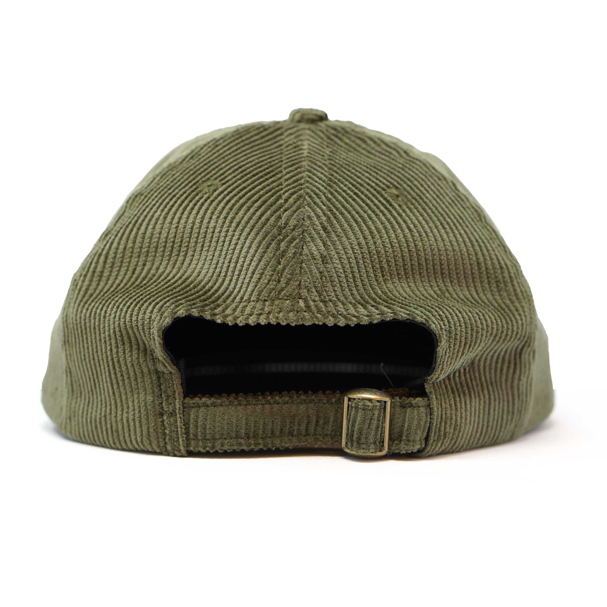 Long Bill Fuben Logo Hat / Olive Corduroy