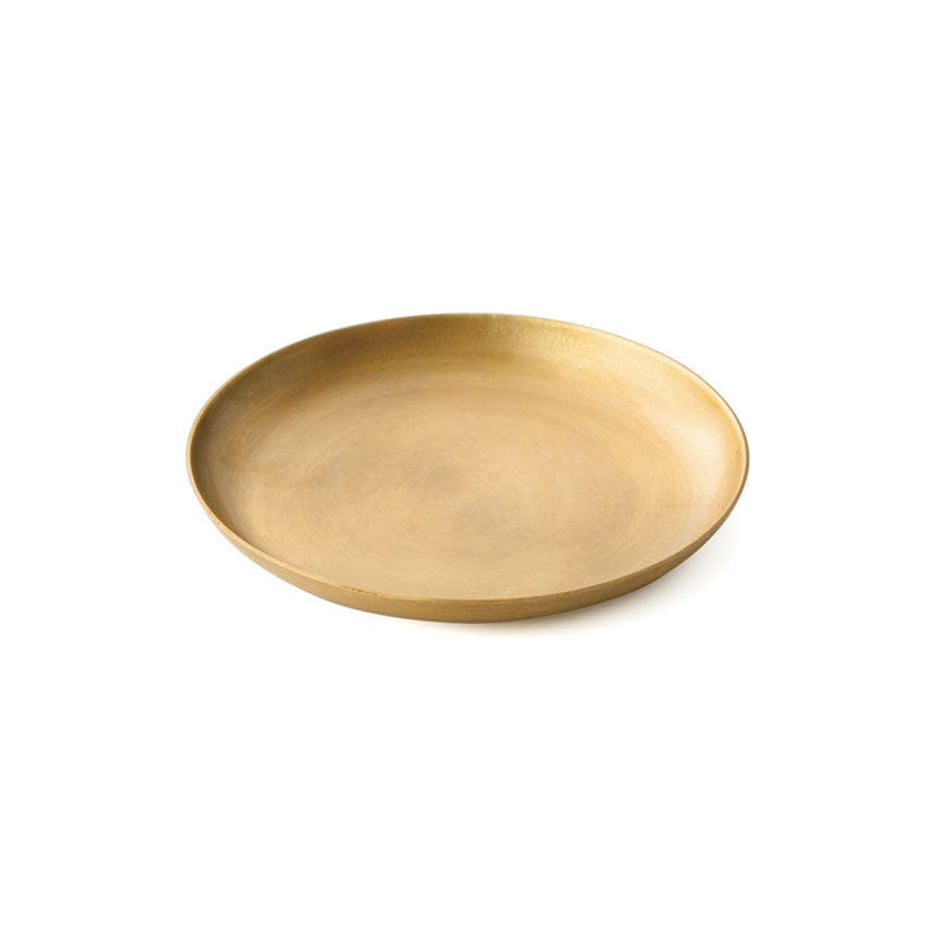 Fog linen work / Brass Plate Round