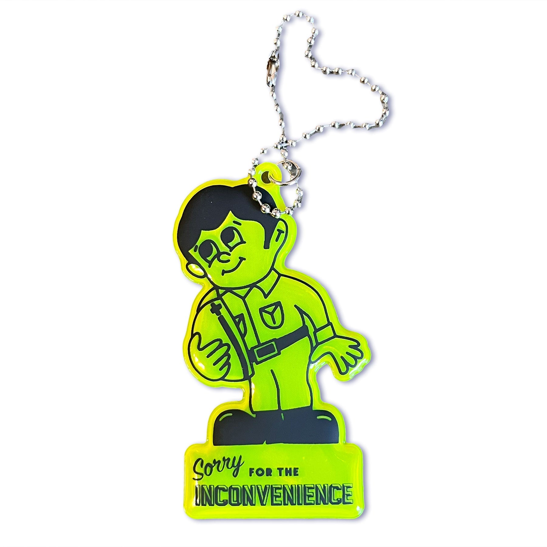 Reflective Keychain -Kanban Boy