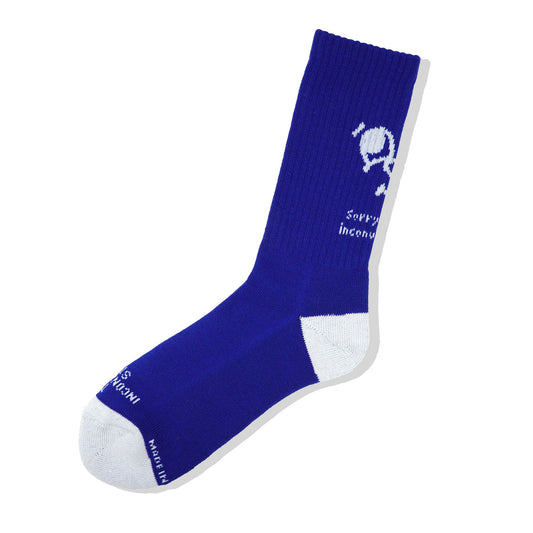 Kanban Face Socks-Royal Blue