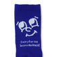 Kanban Face Socks-Royal Blue