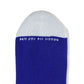 Kanban Face Socks-Royal Blue