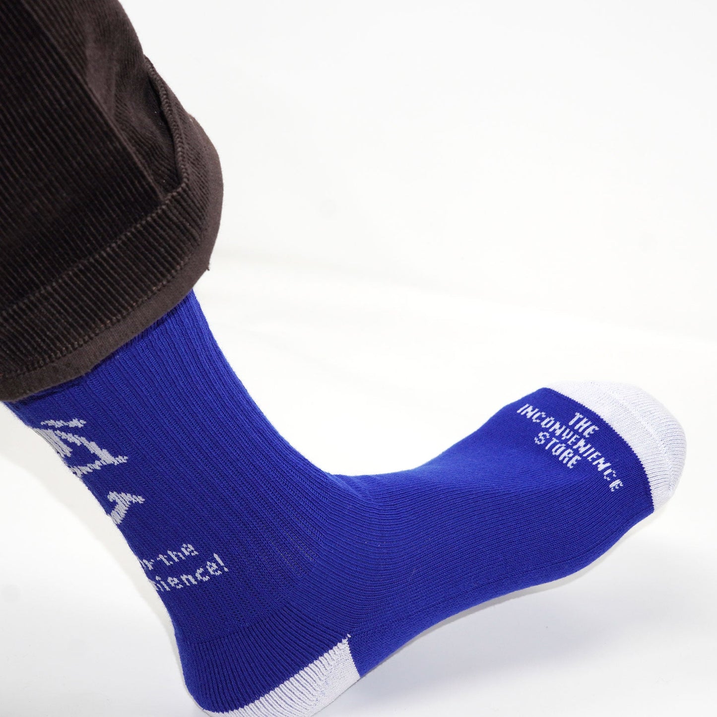 Kanban Face Socks-Royal Blue