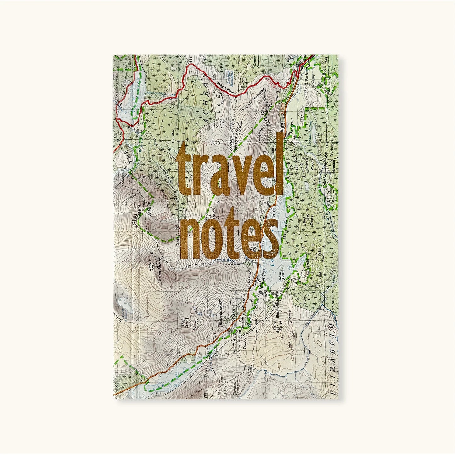 Travel Notes Vintage Map