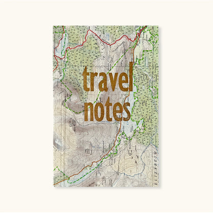 Travel Notes Vintage Map