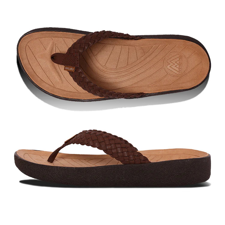 Surfrider/ Bison Brown (Malibu Sandals)