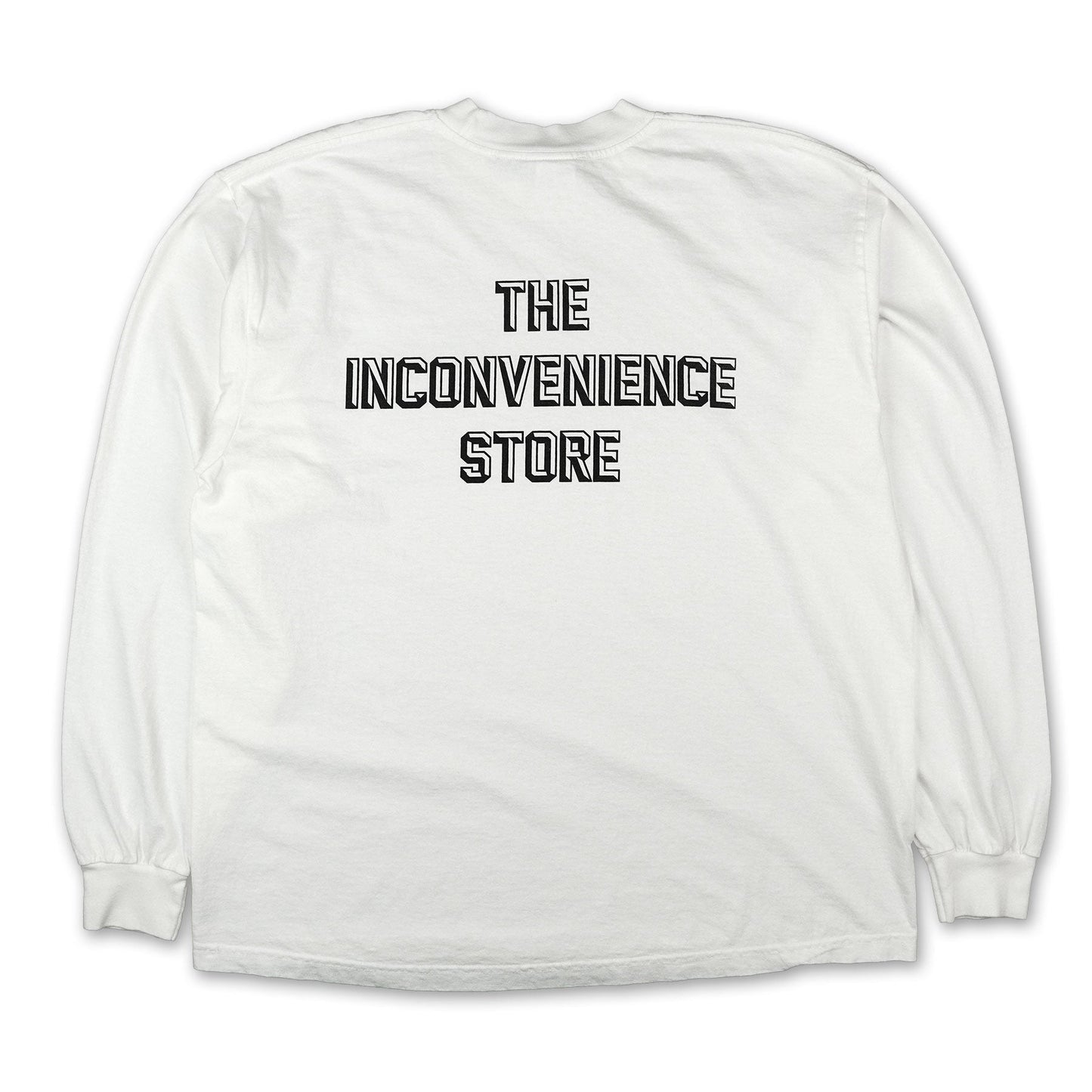 O.G. TIS Shop Logo Long Sleeve T-shirt -Off White