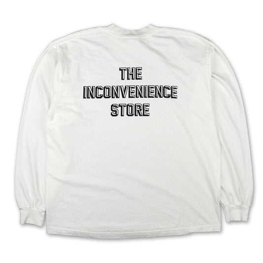 O.G. TIS Shop Logo Long Sleeve T-shirt -Off White