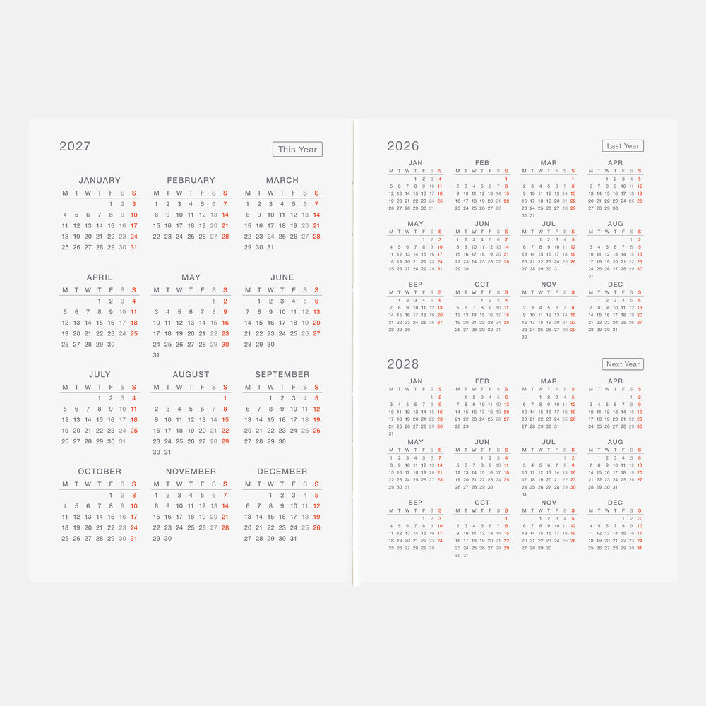 2027 Planner / Hon A6 Slash