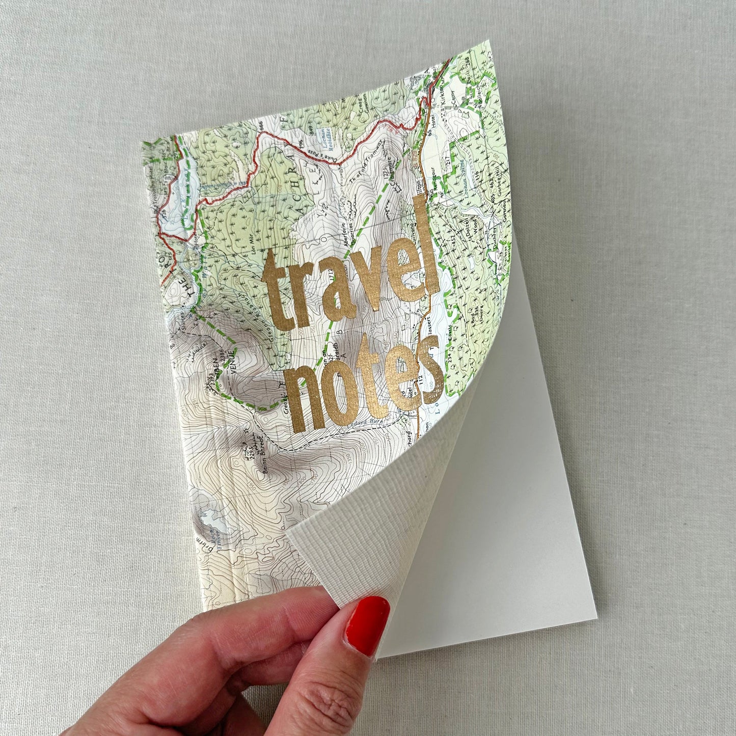 Travel Notes Vintage Map