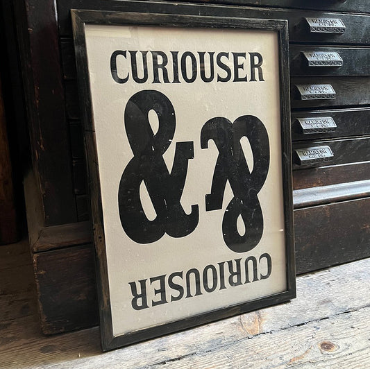 CURIOUSER - ALICE IN WONDERLAND/ Poster