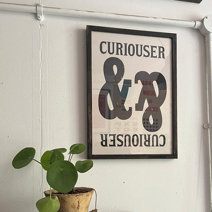 CURIOUSER - ALICE IN WONDERLAND/ Poster