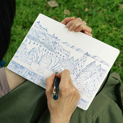 Flat Open Sketchbook B6 / attaché