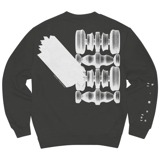 b.Eautiful x Kenichi Kuromaru Shadow Crewneck Sweat