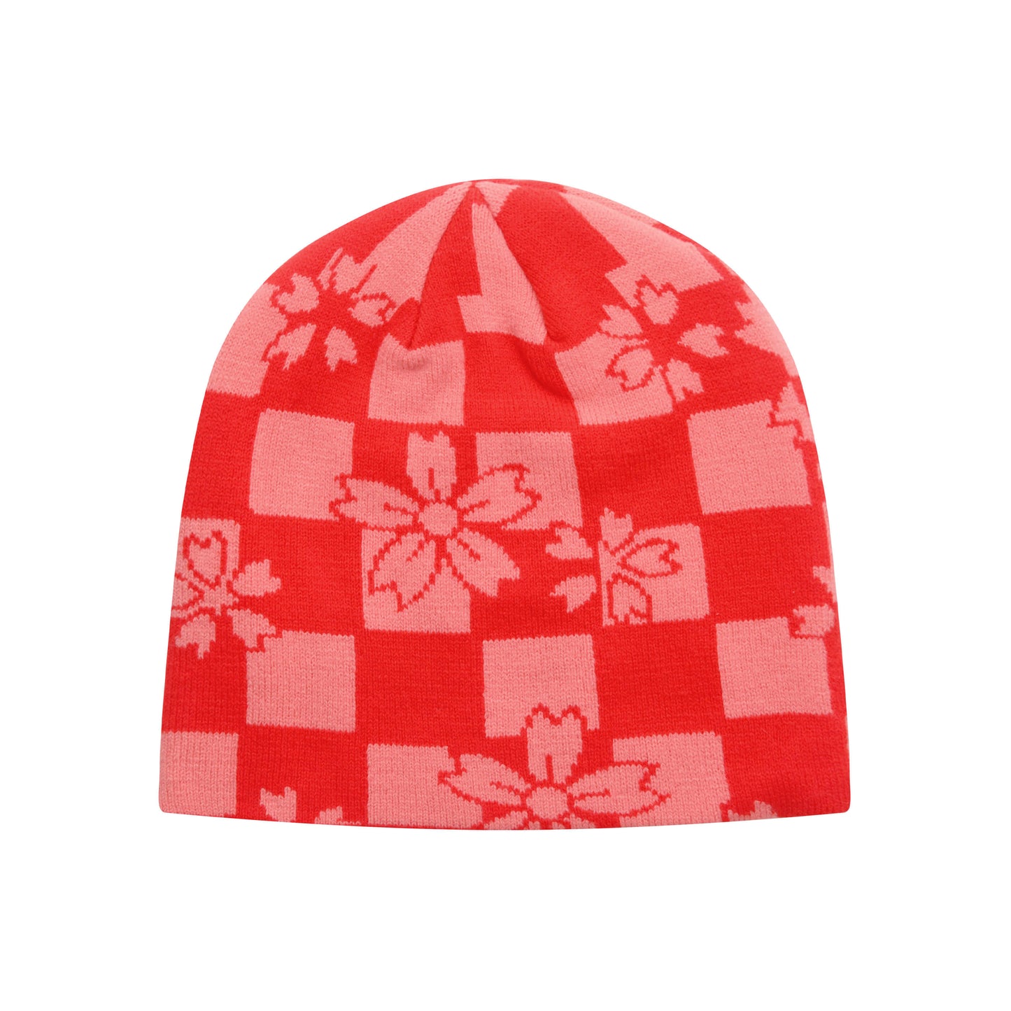 Sakura Checker Beanie