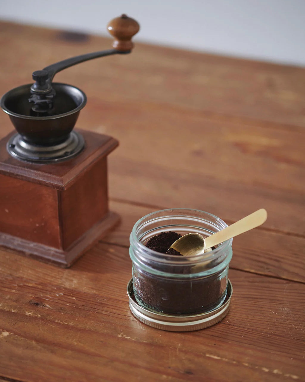 Fog linen work / Brass Coffee Measure Spoon