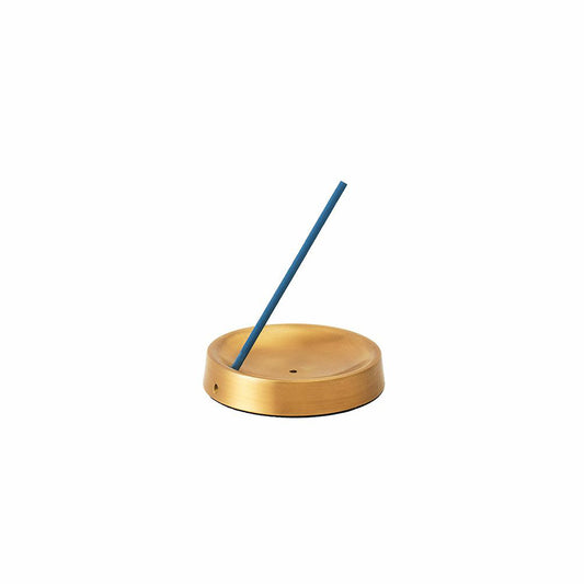 Fog linen work / Brass Incense Stand Round