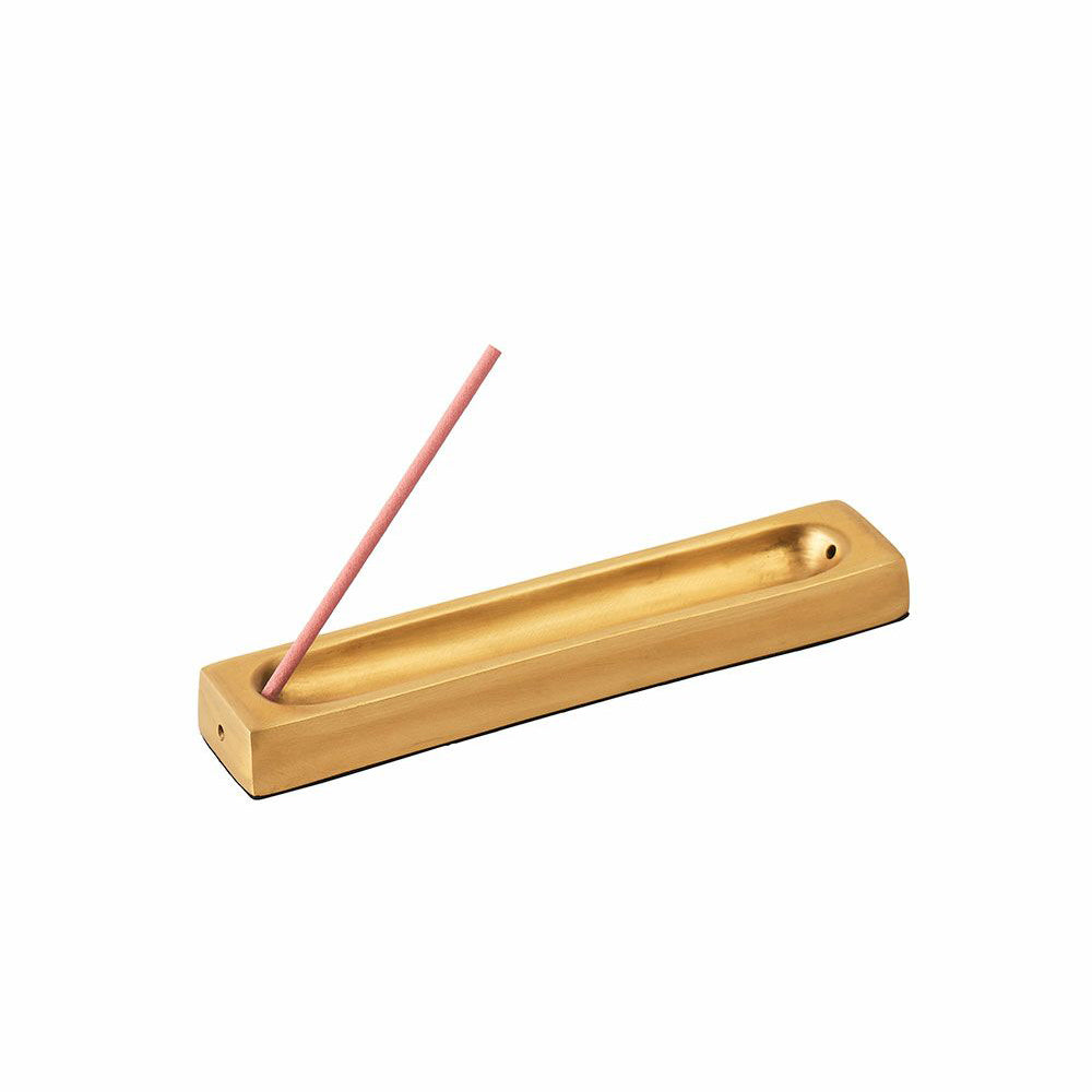 Fog linen work / Brass Incense Stand Rectangle