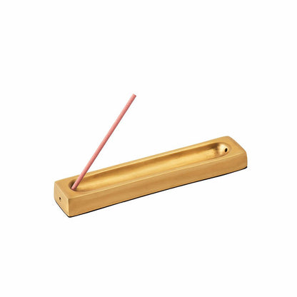 Fog linen work / Brass Incense Stand Rectangle