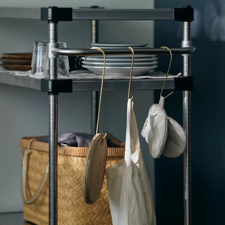 Fog linen work / Brass J Hook Long