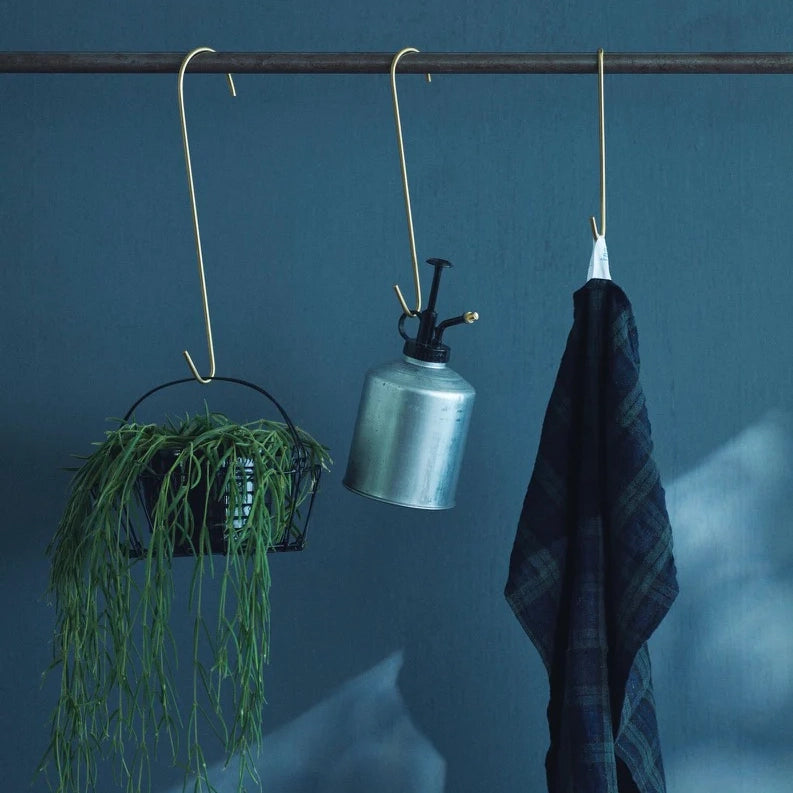 Fog linen work / Brass J Hook Long