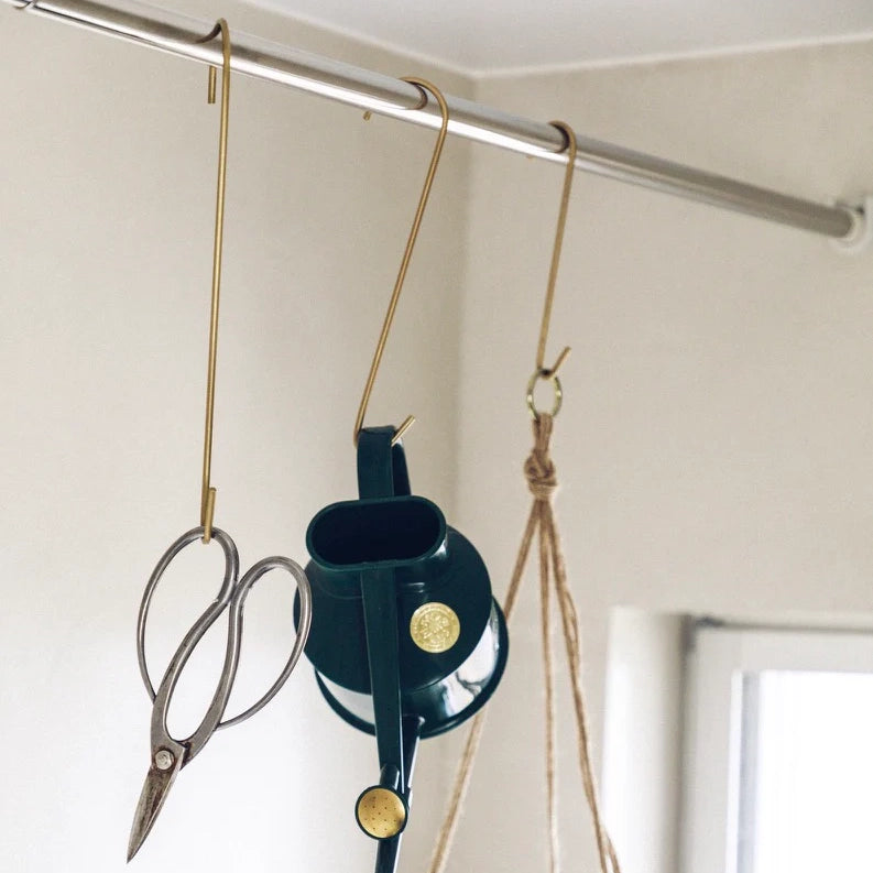 Fog linen work / Brass J Hook Long