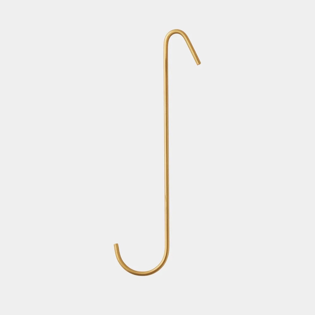 Fog linen work / Brass J Hook Long/ Large