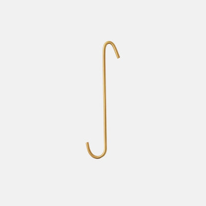 Fog linen work / Brass J Hook Long/ Large