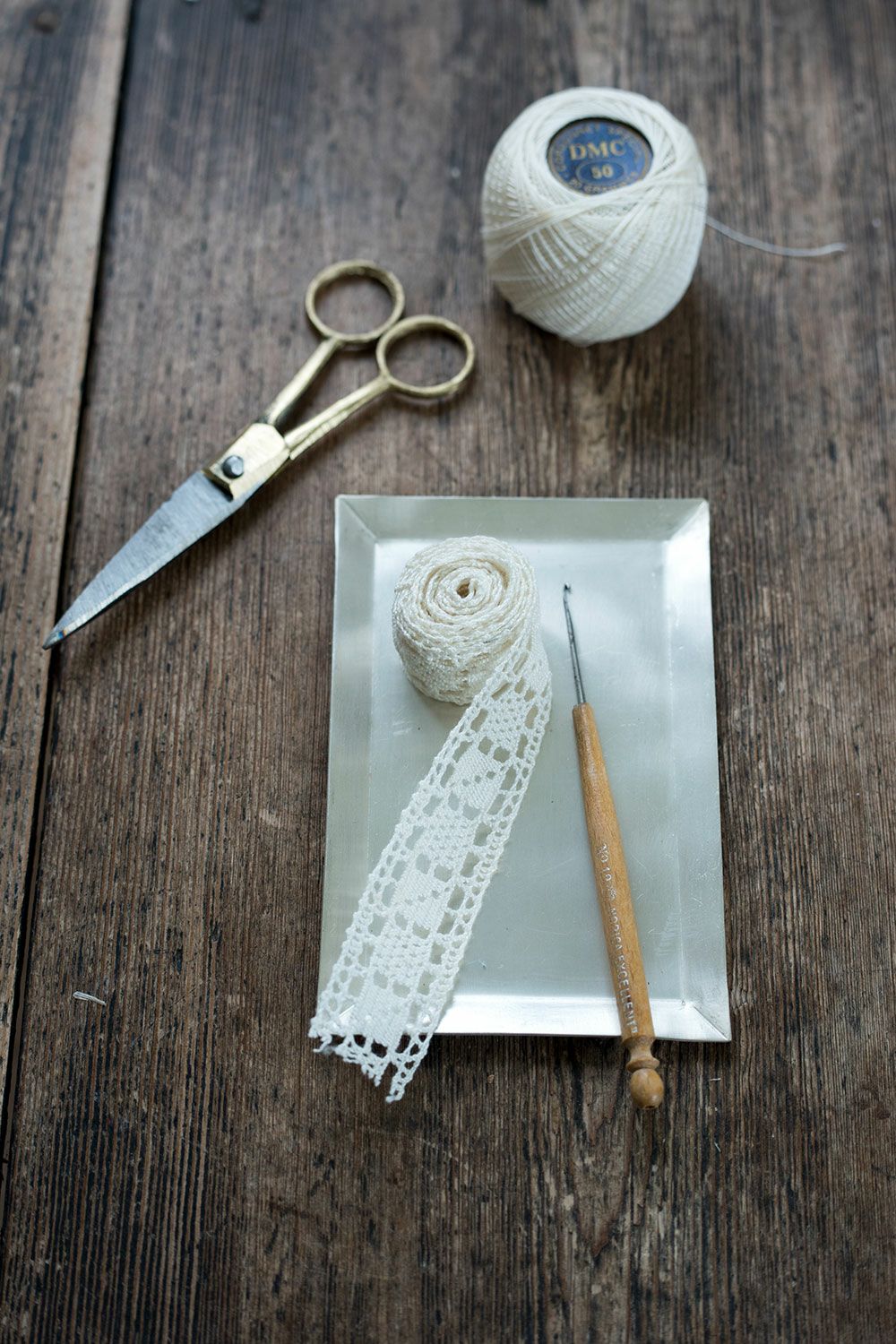 Fog Linen Work Brass Handle Scissors - Thumbnail 5