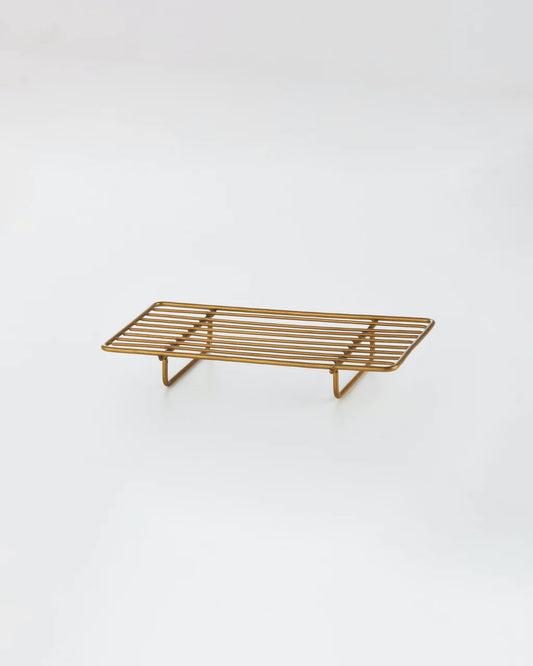 Fog linen work / Brass Wire Stand Rectangular