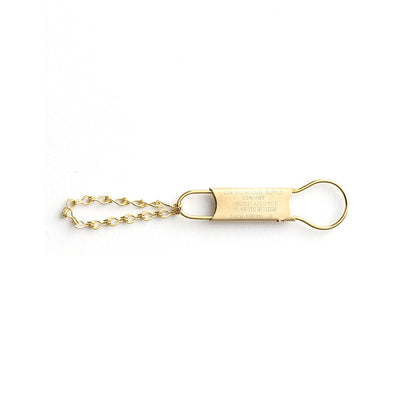 CDW Key Ring/ GORDON Typography with Chain