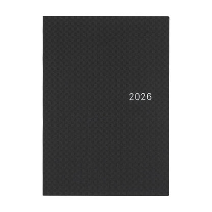 2026 Planner / Hon A5 Paper Series Black Gingham