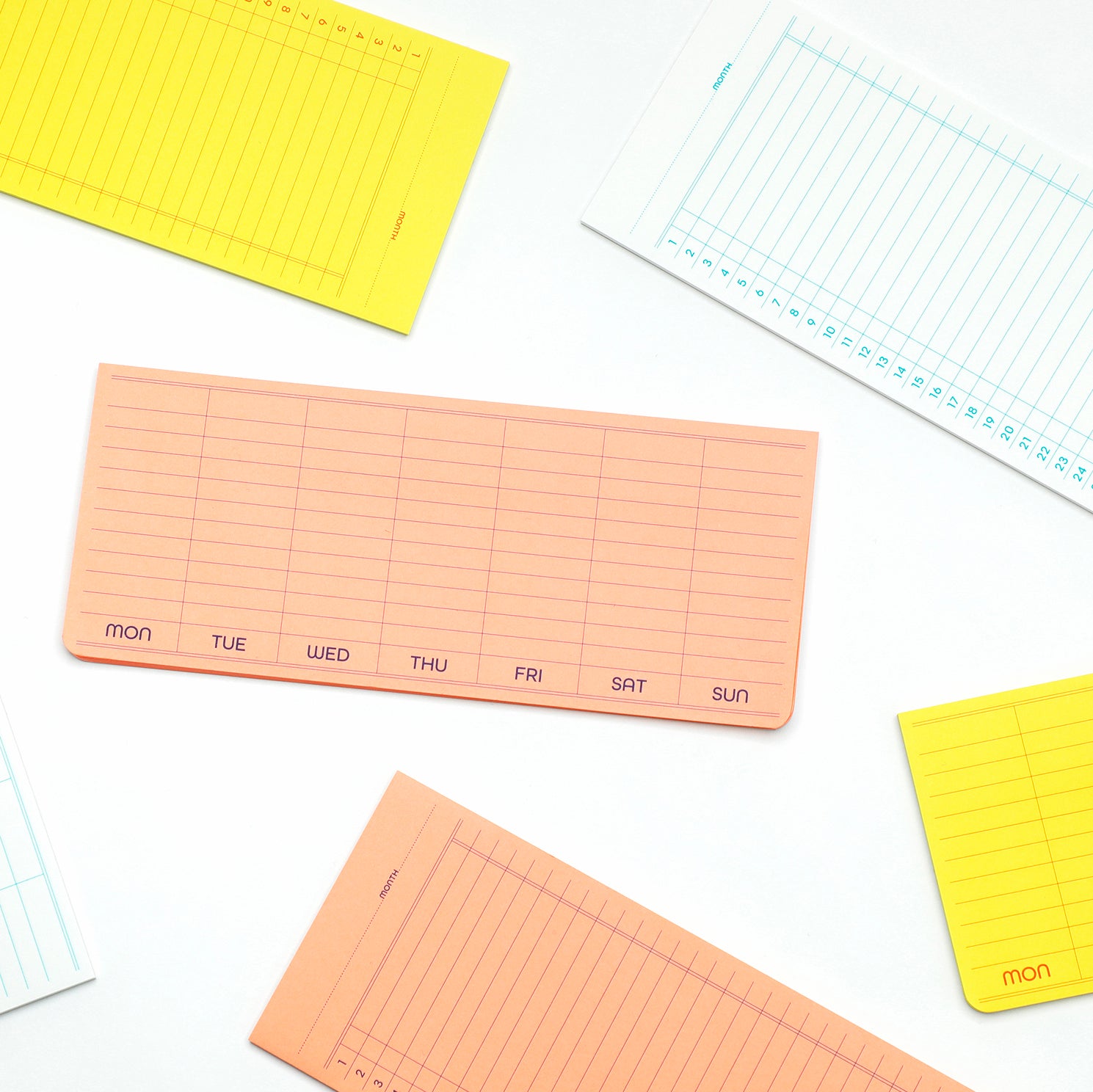Sticky Memo Pad Monthly