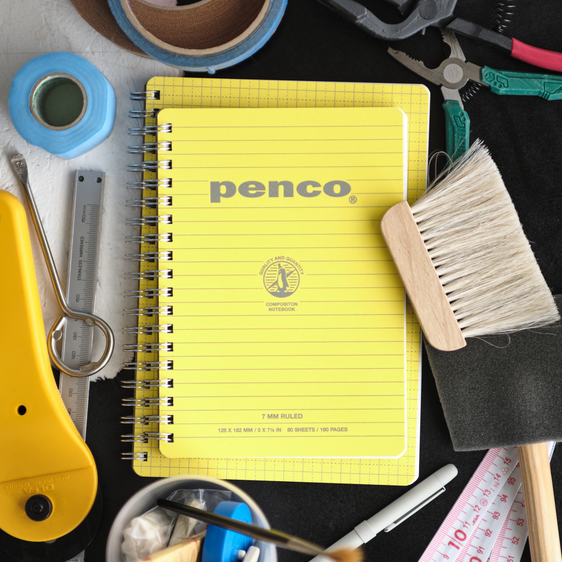 Wirebound Notebook B6 Ruled