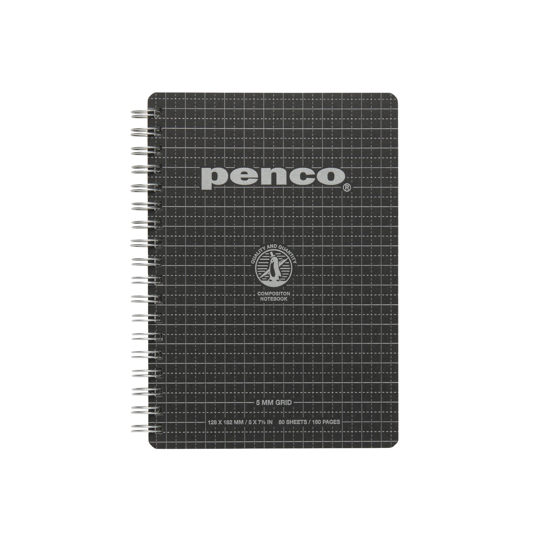 Wirebound Notebook B6 Grid