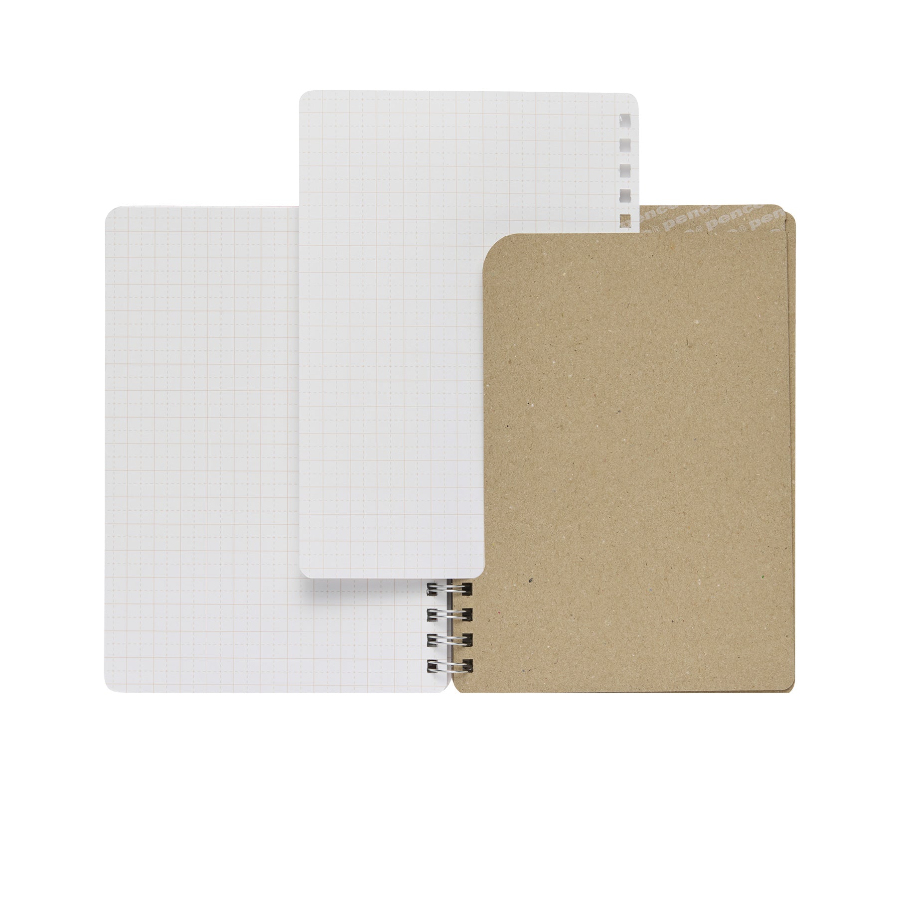 Wirebound Notebook B6 Grid
