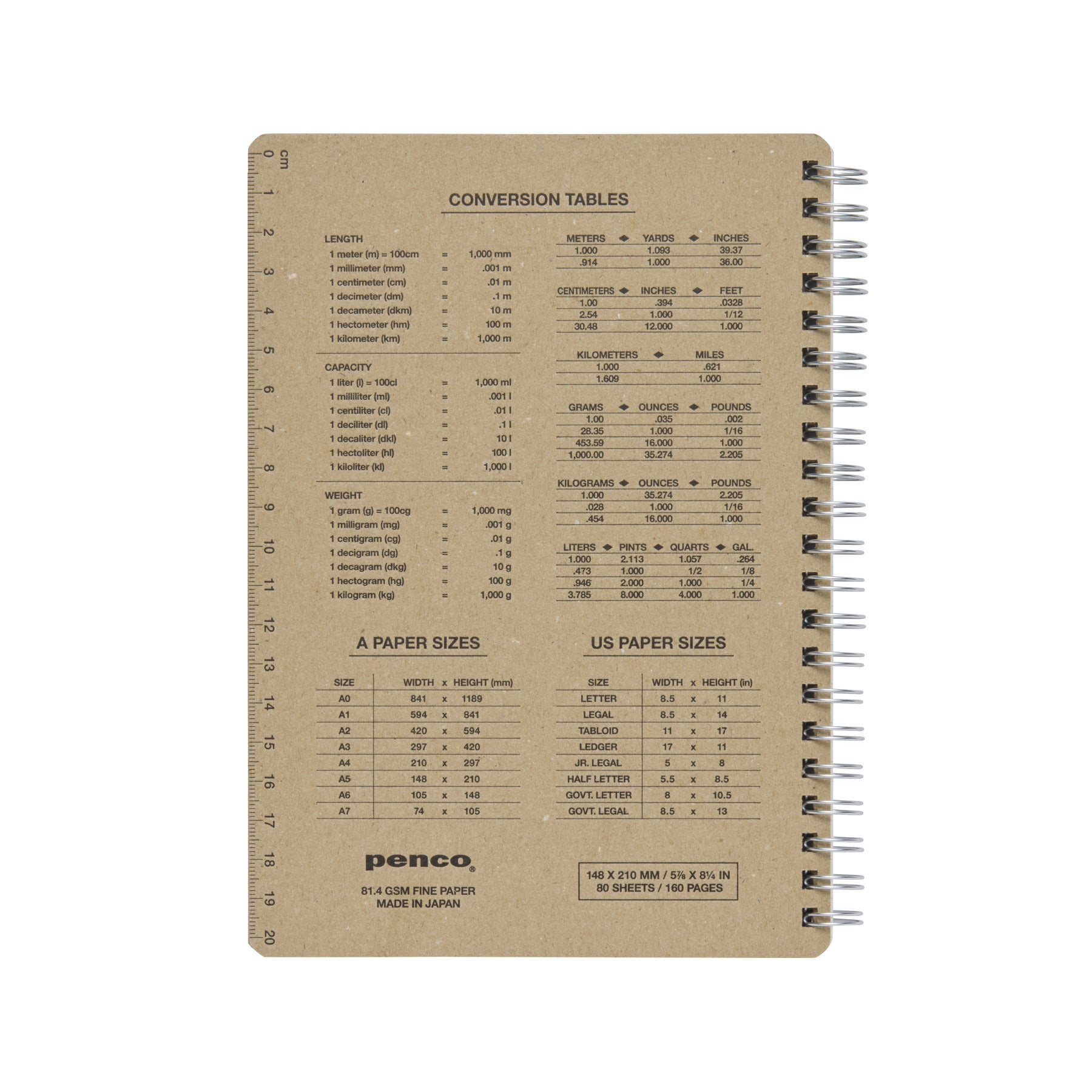 Wirebound Notebook A5 Grid