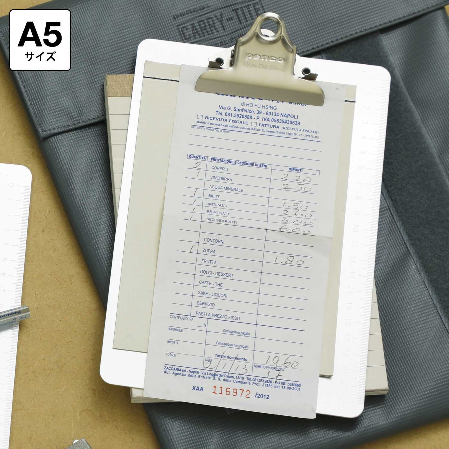 Old School Clipboard/ A5/ Aluminum