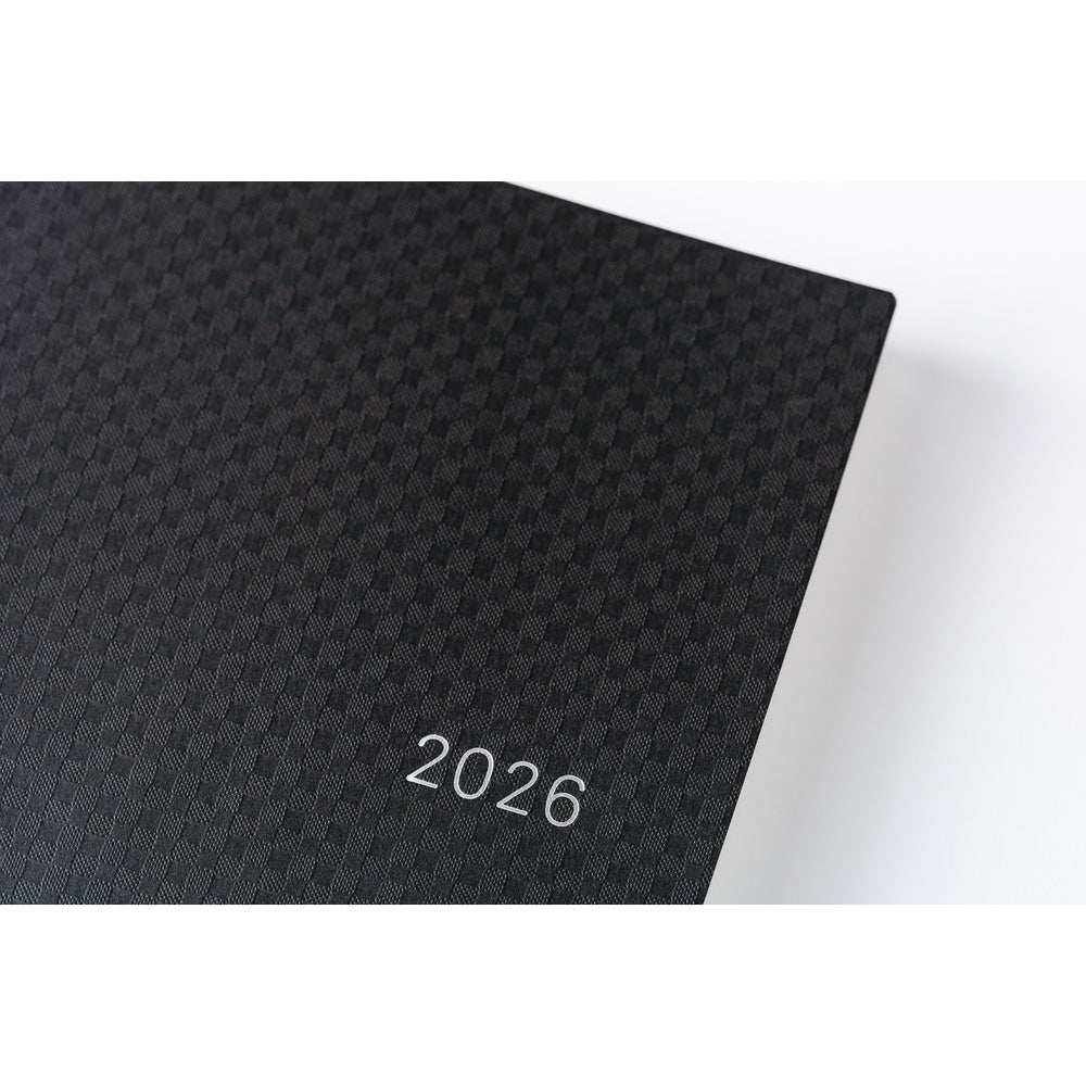 2026 Planner / Hon A5 Paper Series Black Gingham
