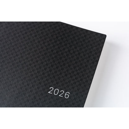 2026 Planner / Hon A5 Paper Series Black Gingham