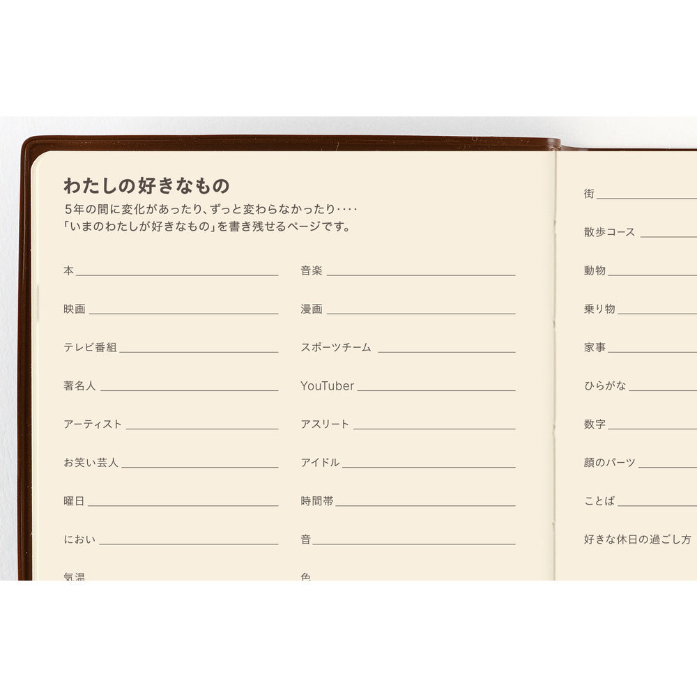 Hobonichi 5-Year Techo / A6 Book