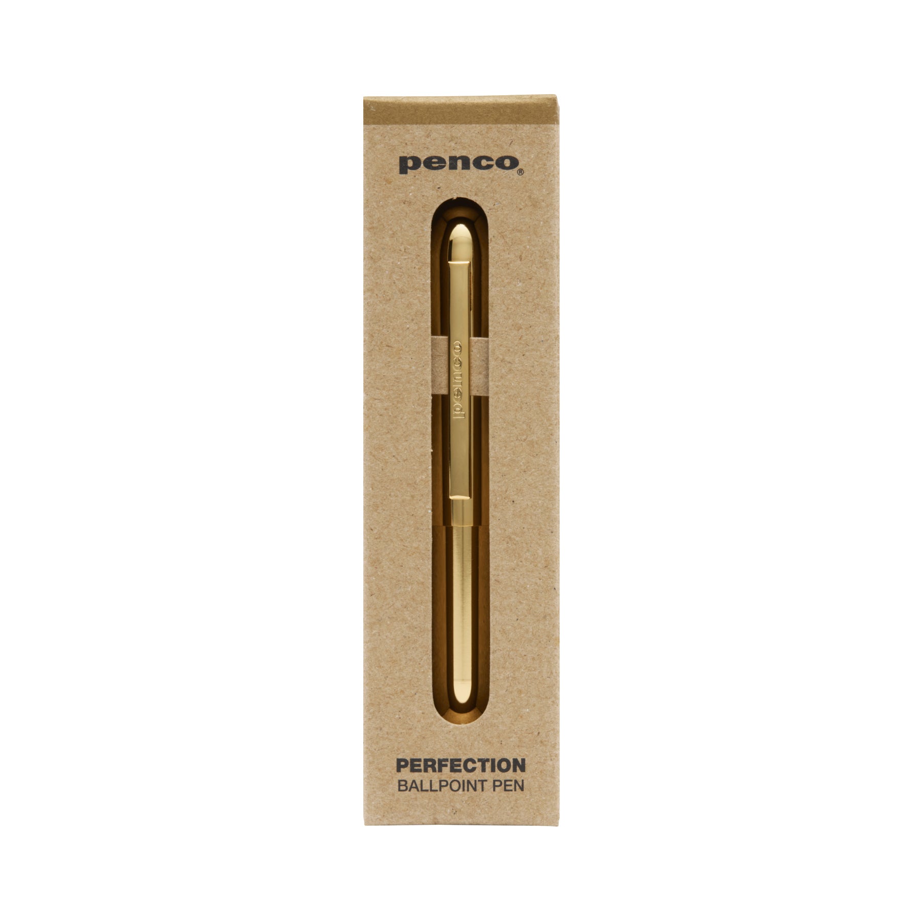 Perfection Brass Ballpoint Pen / Gold