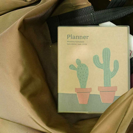 2025 Monthly Planner Cactus