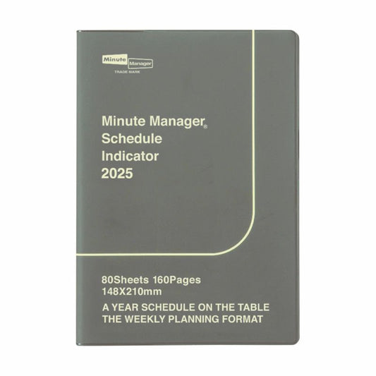 2025 Weekly Planner Minute Manager A5 LEFT