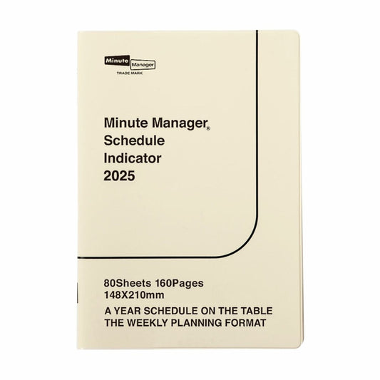 2025 Weekly Planner Minute Manager A5 LEFT