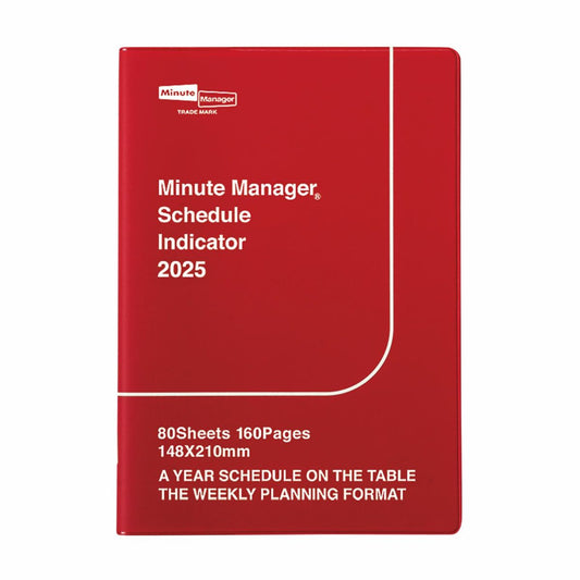 2025 Weekly Planner Minute Manager A5 LEFT