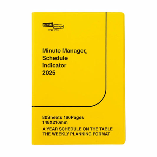 2025 Weekly Planner Minute Manager A5 LEFT