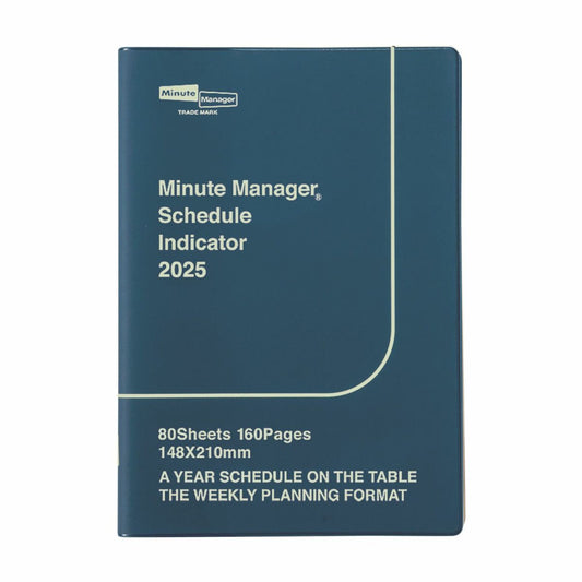 2025 Weekly Planner Minute Manager A5 LEFT